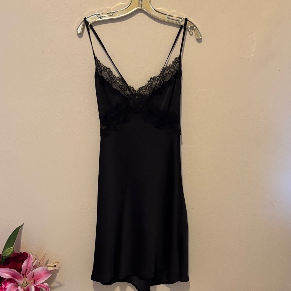 Princess Polly Black Lace Detail Chemise